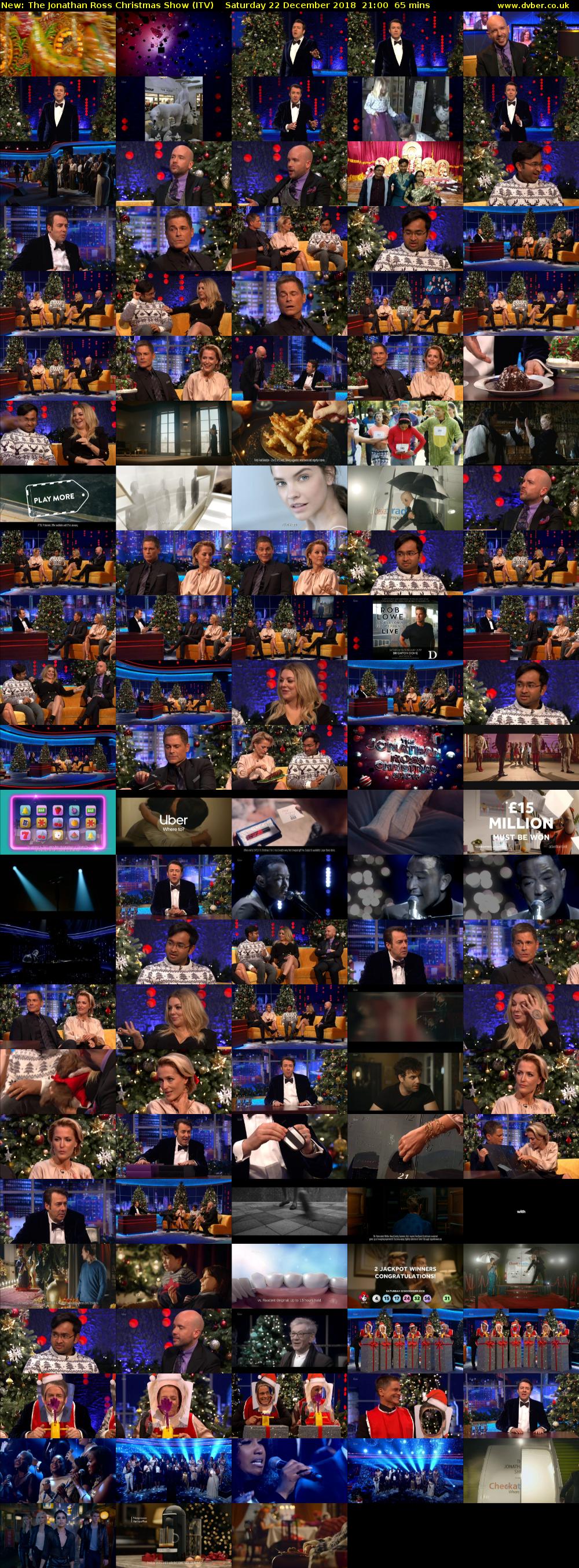 The Jonathan Ross Christmas Show (ITV) Saturday 22 December 2018 21:00 - 22:05