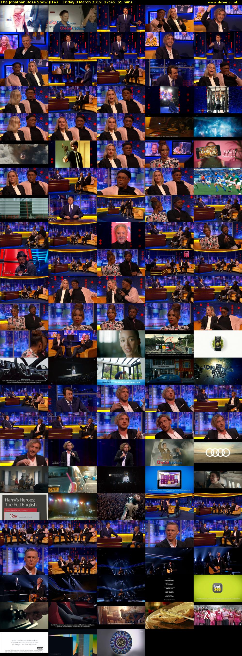 The Jonathan Ross Show (ITV) Friday 8 March 2019 22:45 - 23:50