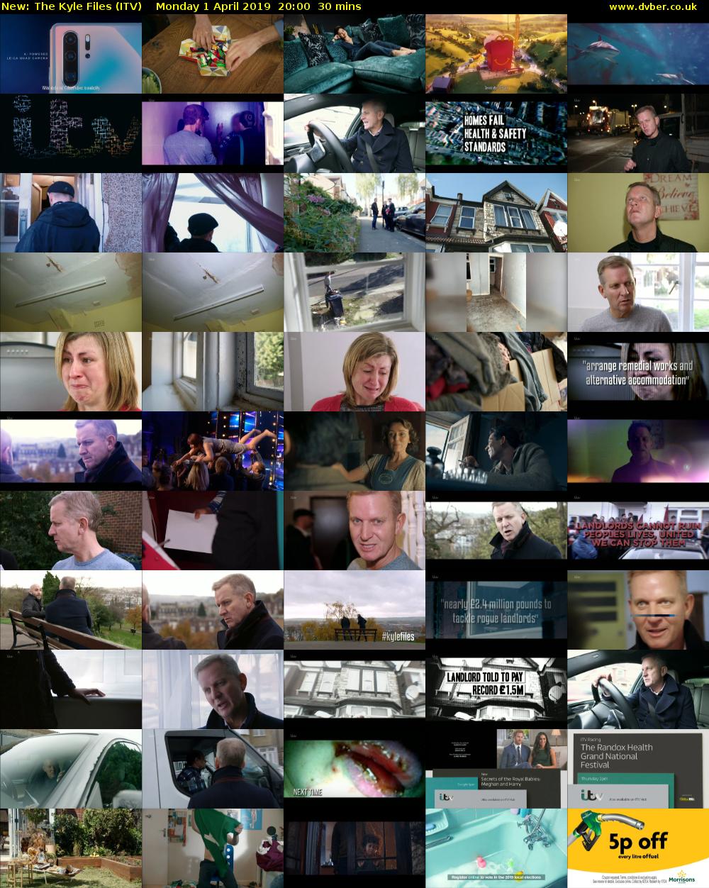 The Kyle Files (ITV) Monday 1 April 2019 20:00 - 20:30