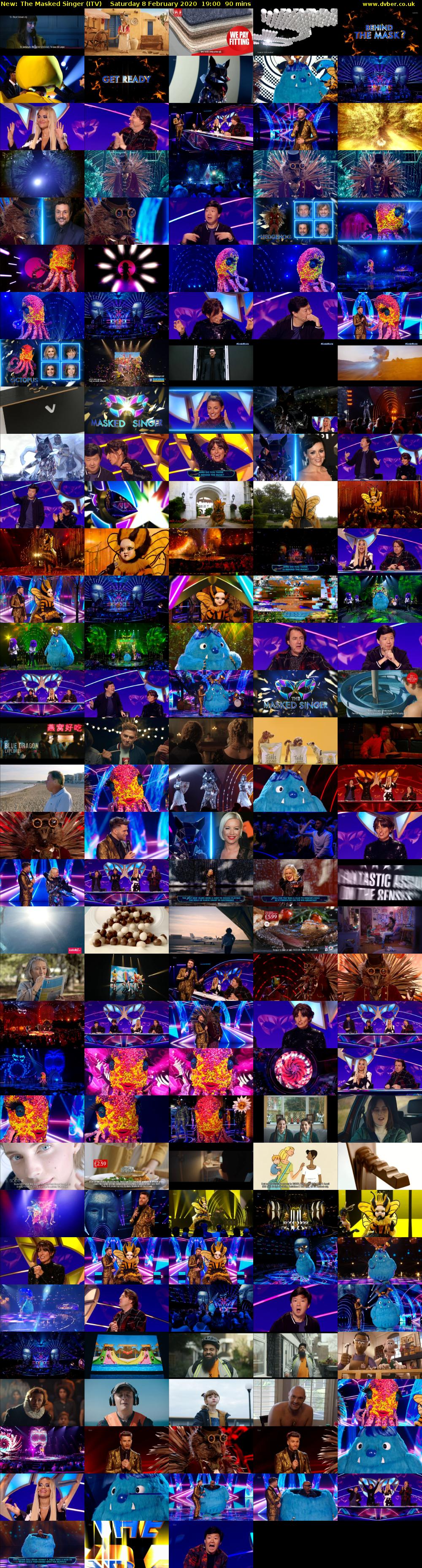 The Masked Singer (ITV) Saturday 8 February 2020 19:00 - 20:30