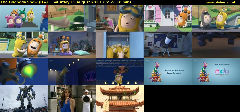 The Oddbods Show (ITV) Saturday 11 August 2018 06:55 - 07:05