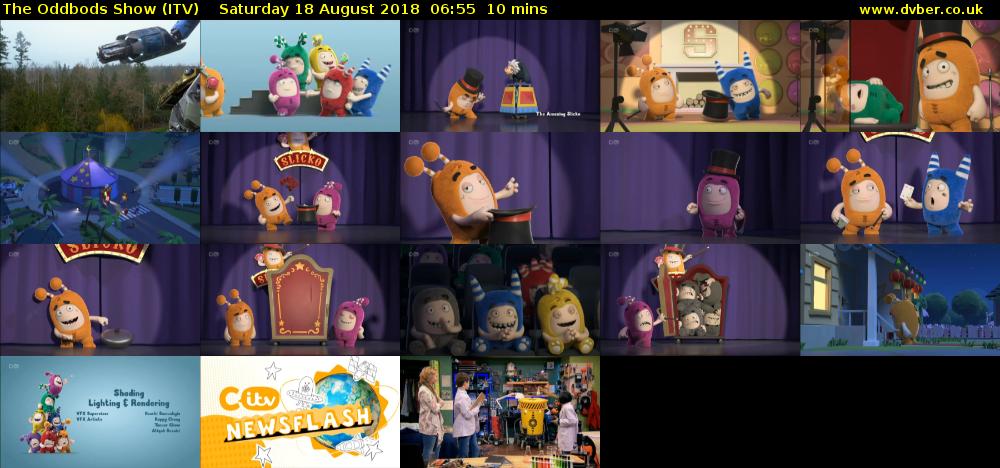 The Oddbods Show (ITV) Saturday 18 August 2018 06:55 - 07:05