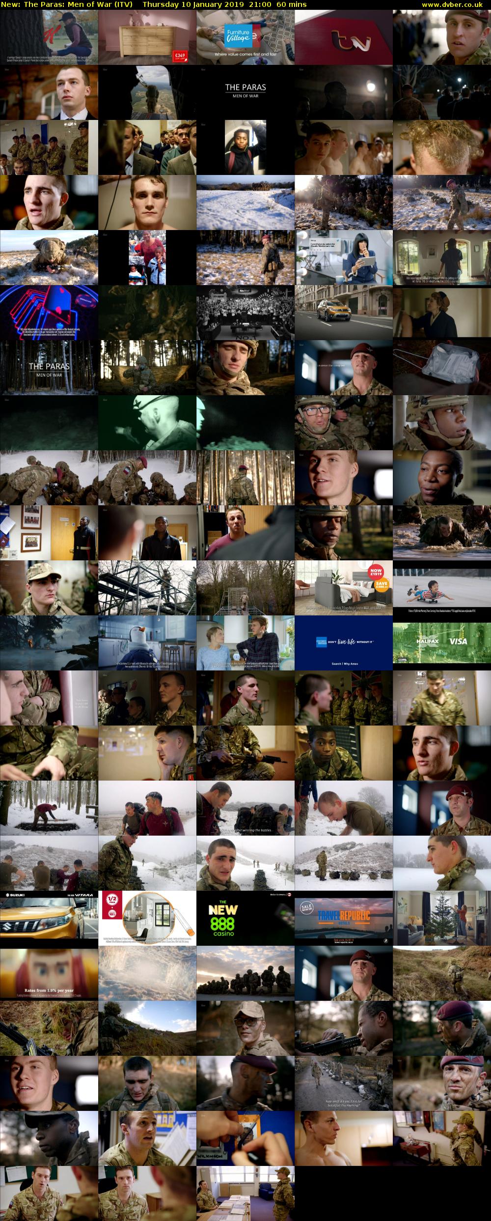 The Paras: Men of War (ITV) Thursday 10 January 2019 21:00 - 22:00