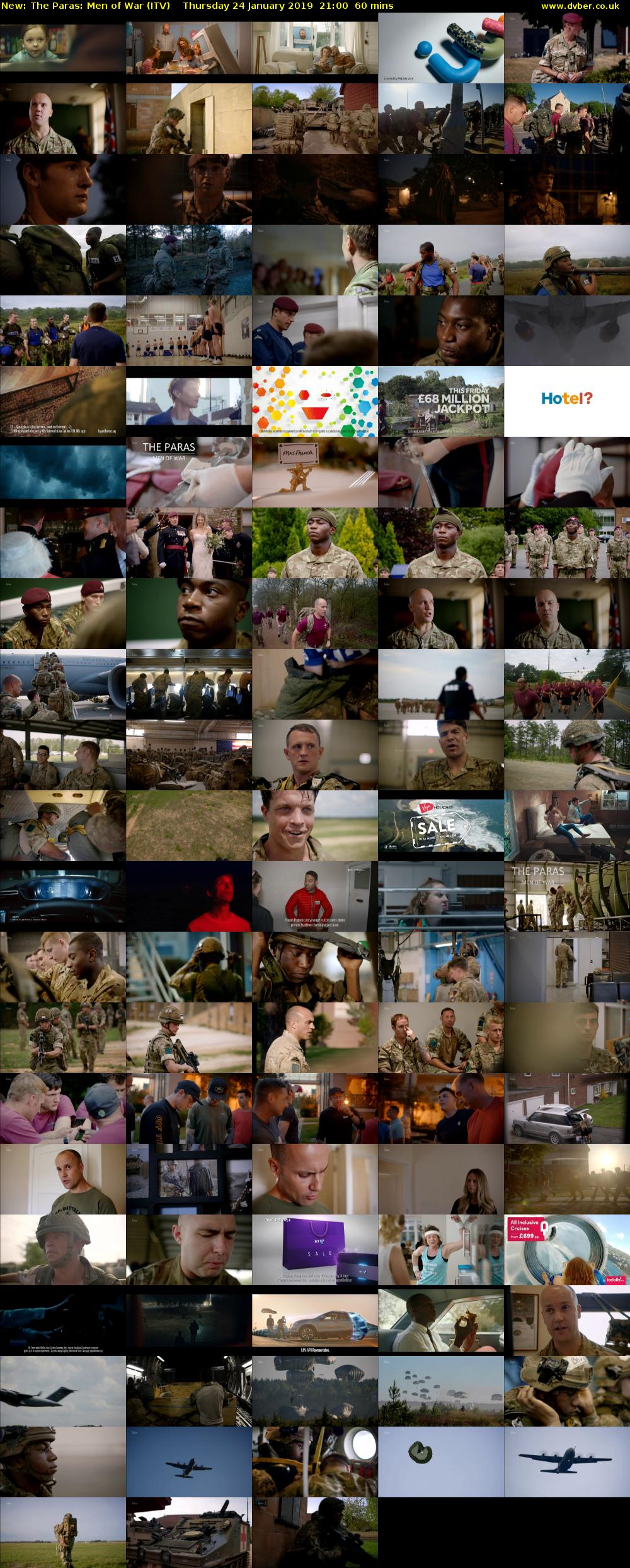 The Paras: Men of War (ITV) Thursday 24 January 2019 21:00 - 22:00