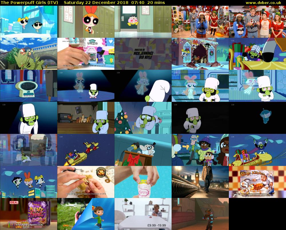 The Powerpuff Girls (ITV) Saturday 22 December 2018 07:40 - 08:00