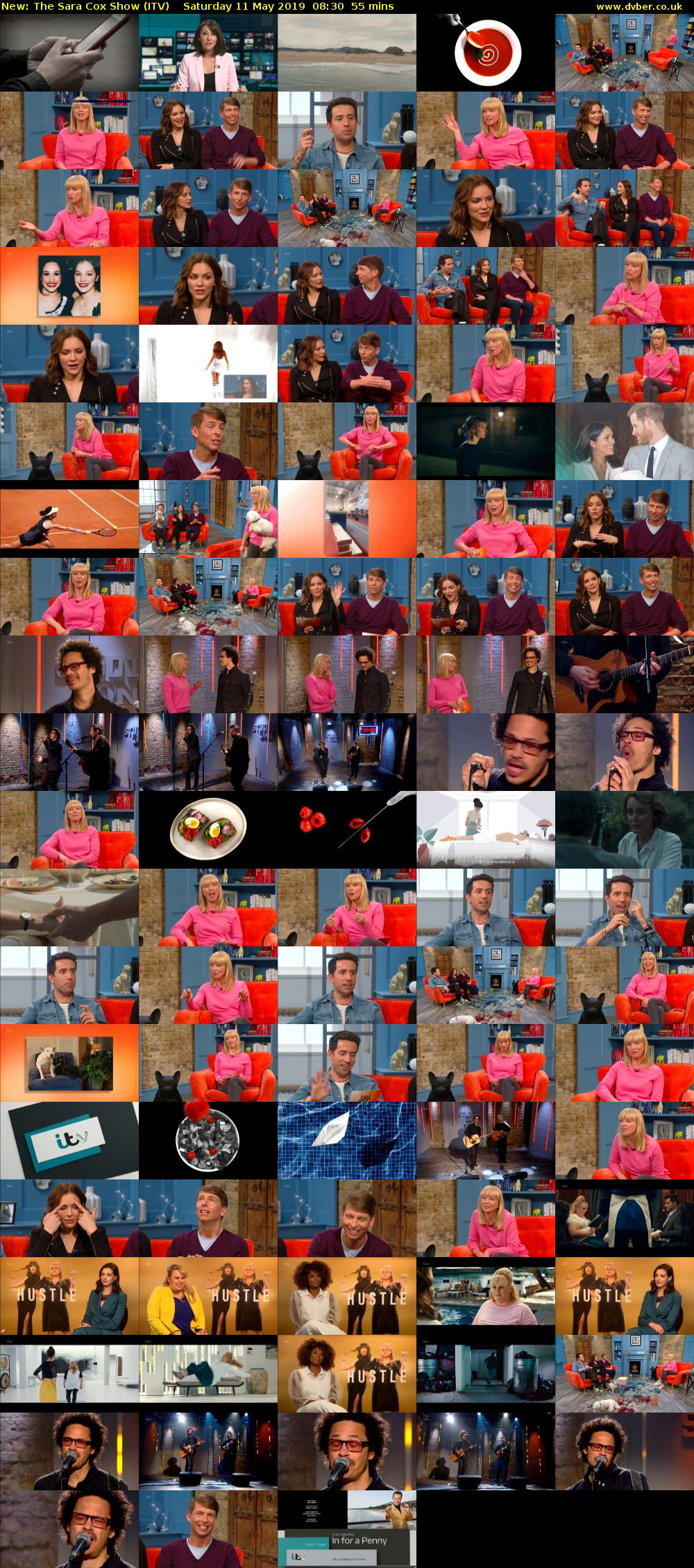 The Sara Cox Show (ITV) Saturday 11 May 2019 08:30 - 09:25