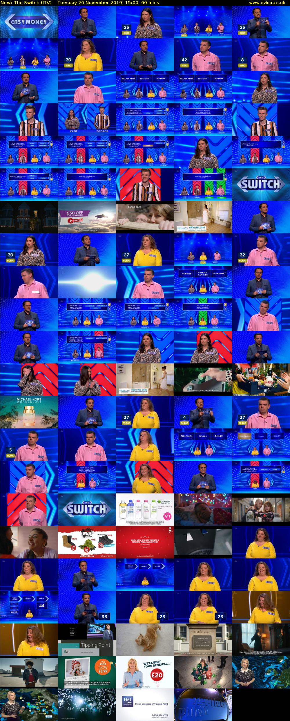 The Switch (ITV) Tuesday 26 November 2019 15:00 - 16:00