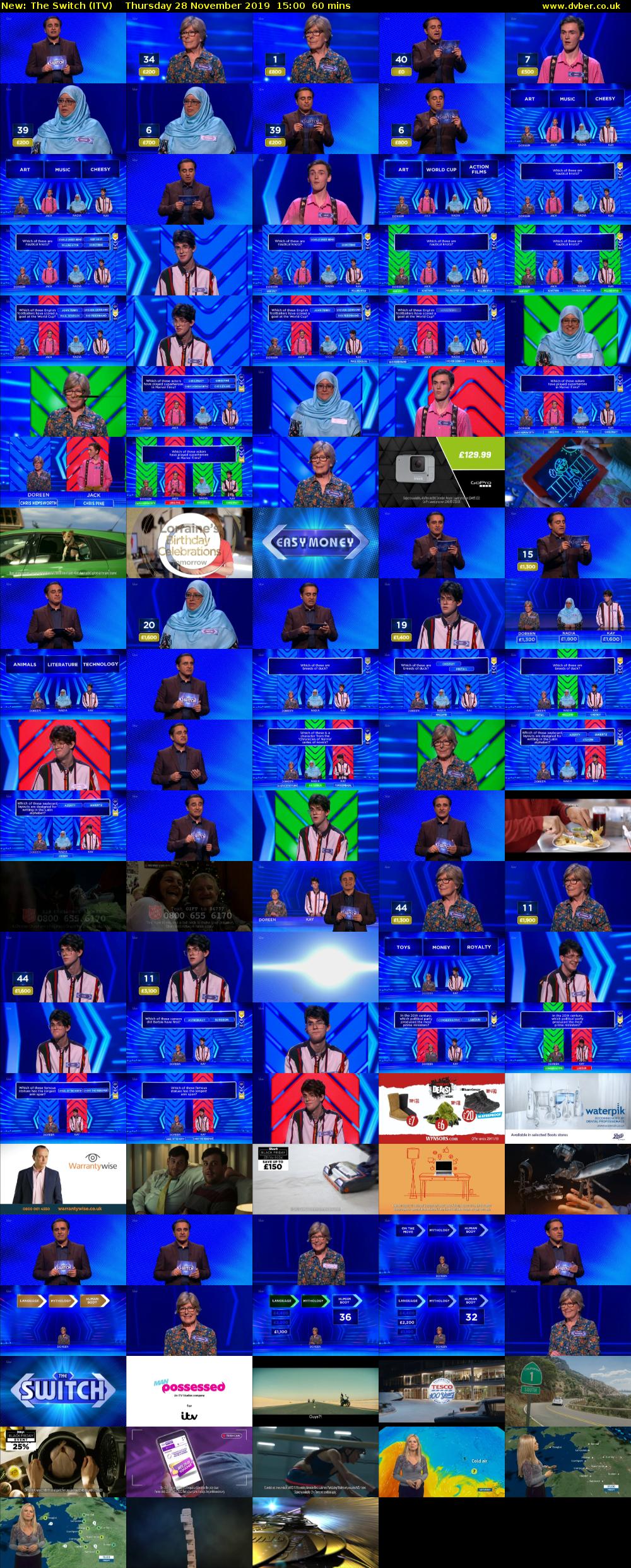 The Switch (ITV) Thursday 28 November 2019 15:00 - 16:00