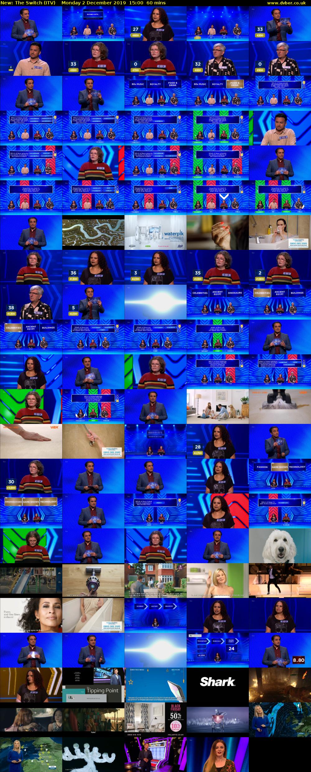 The Switch (ITV) Monday 2 December 2019 15:00 - 16:00