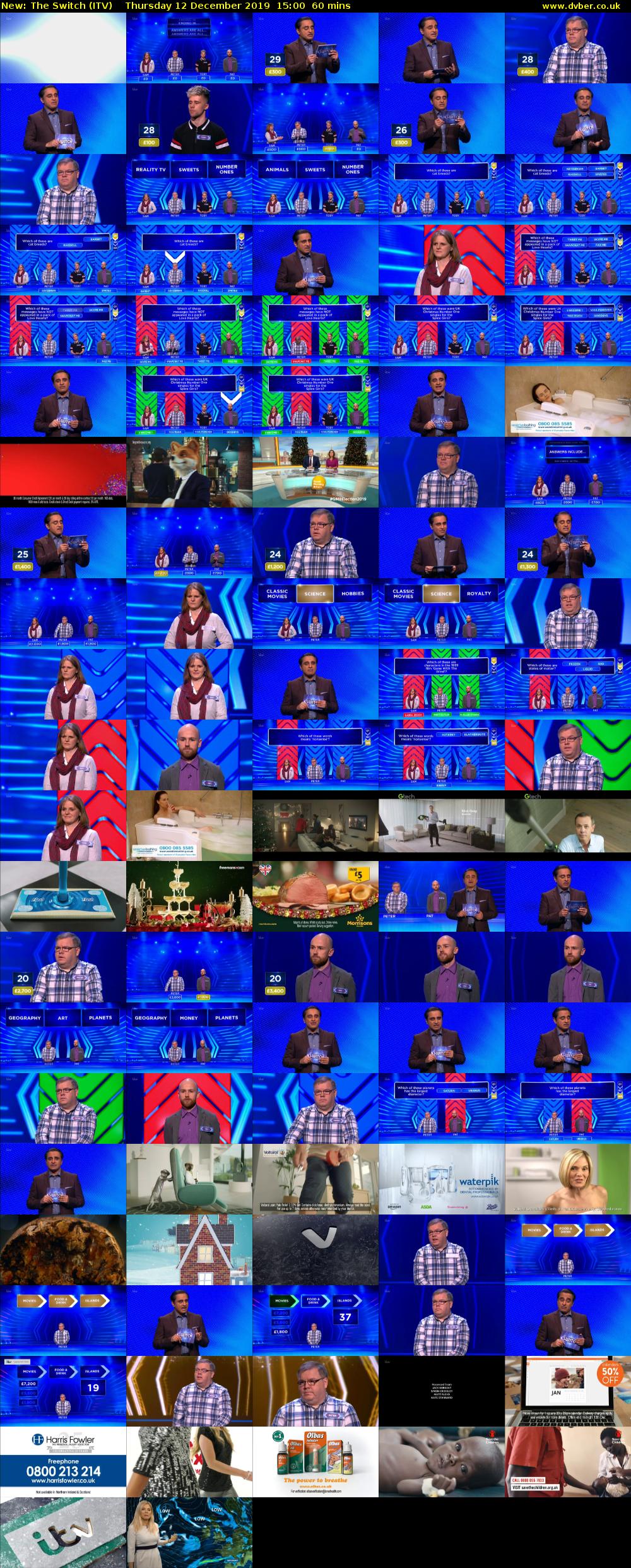 The Switch (ITV) Thursday 12 December 2019 15:00 - 16:00