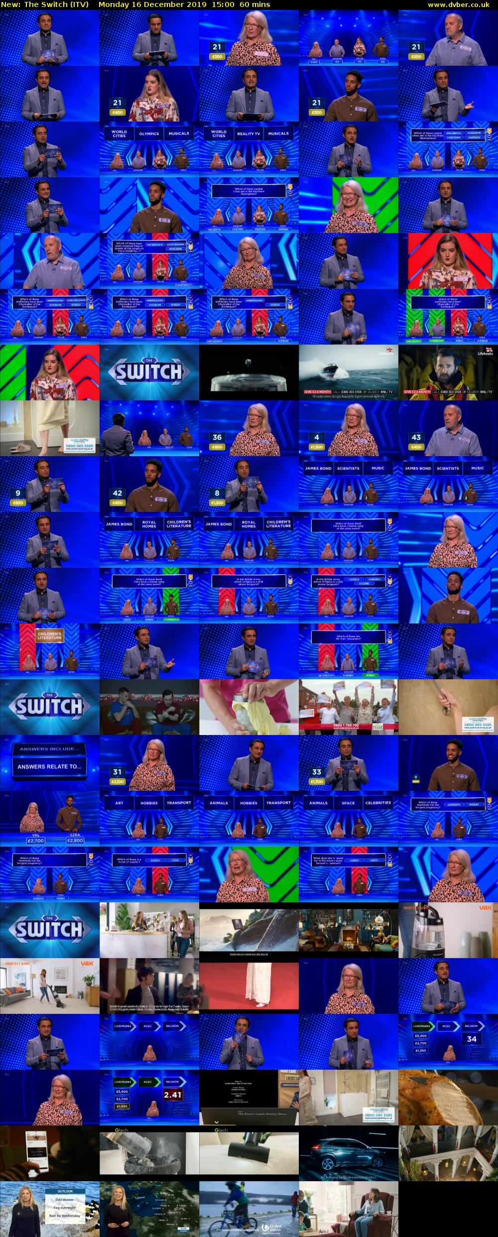 The Switch (ITV) Monday 16 December 2019 15:00 - 16:00