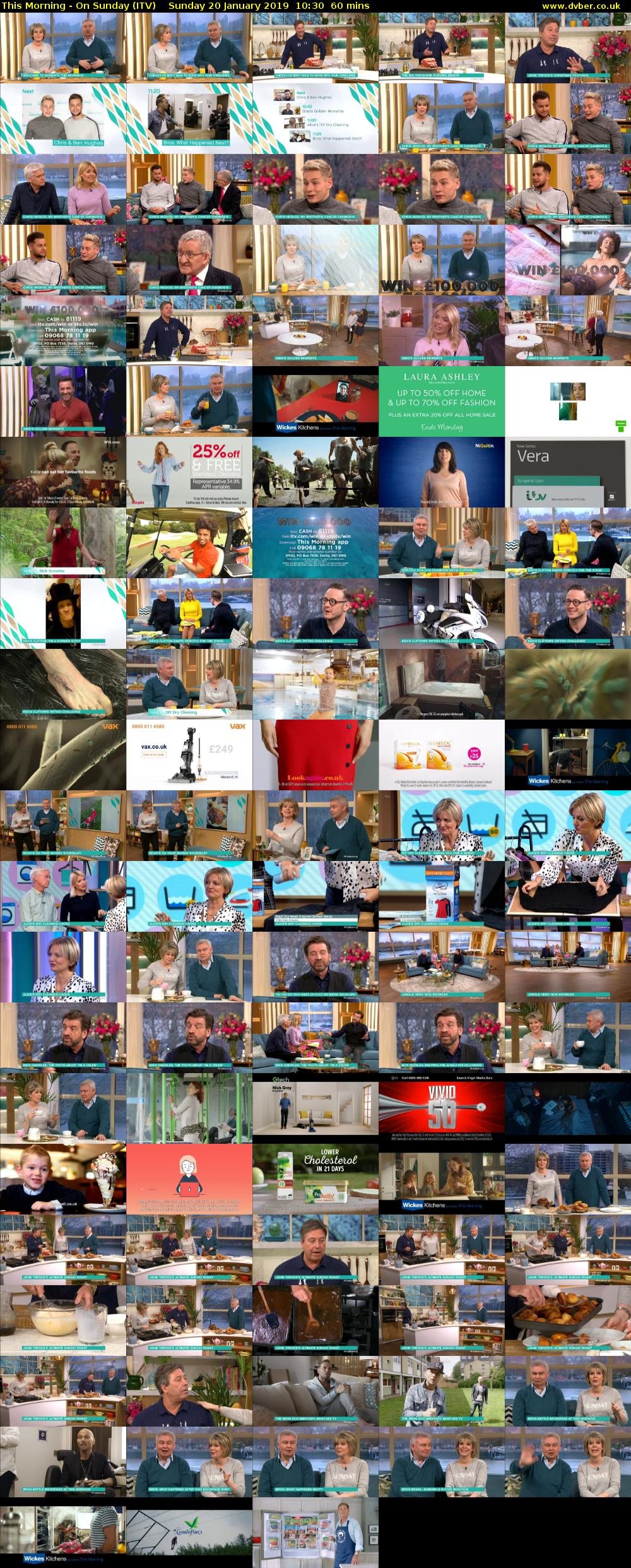 This Morning - On Sunday (ITV) Sunday 20 January 2019 10:30 - 11:30