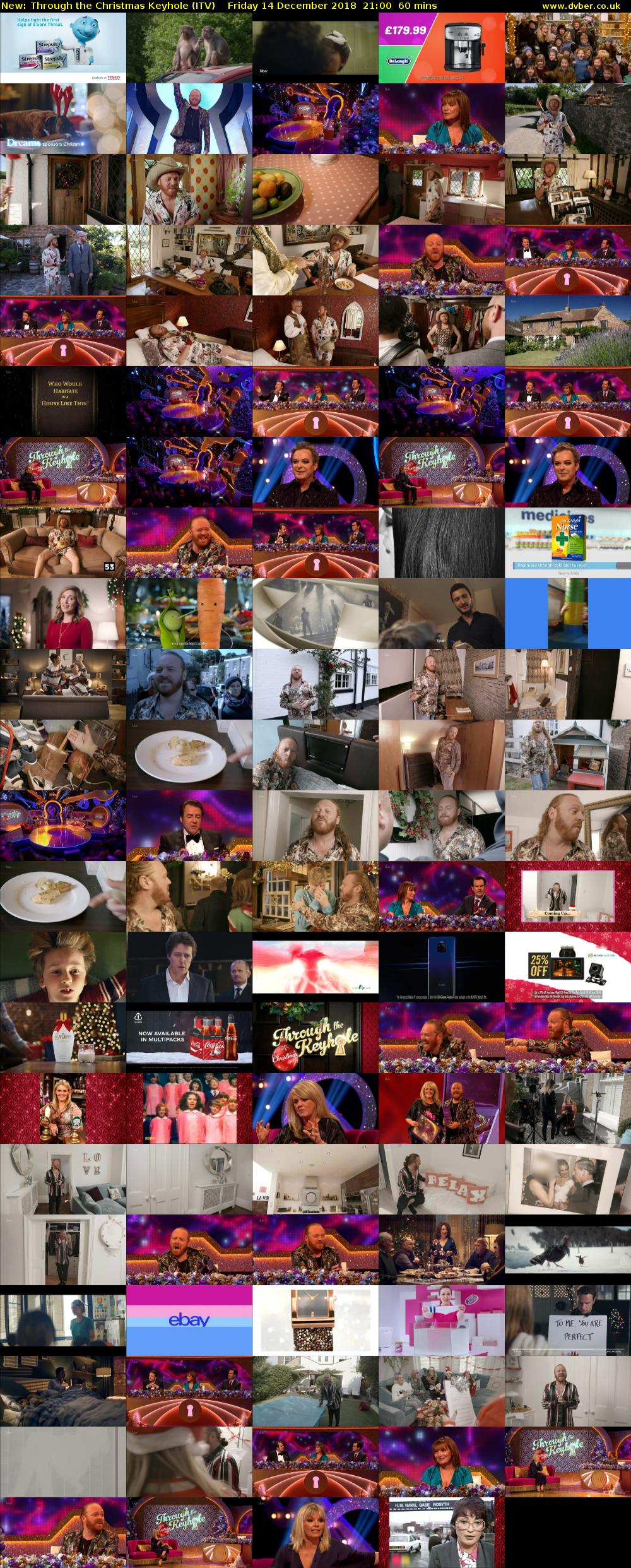 Through the Christmas Keyhole (ITV) Friday 14 December 2018 21:00 - 22:00