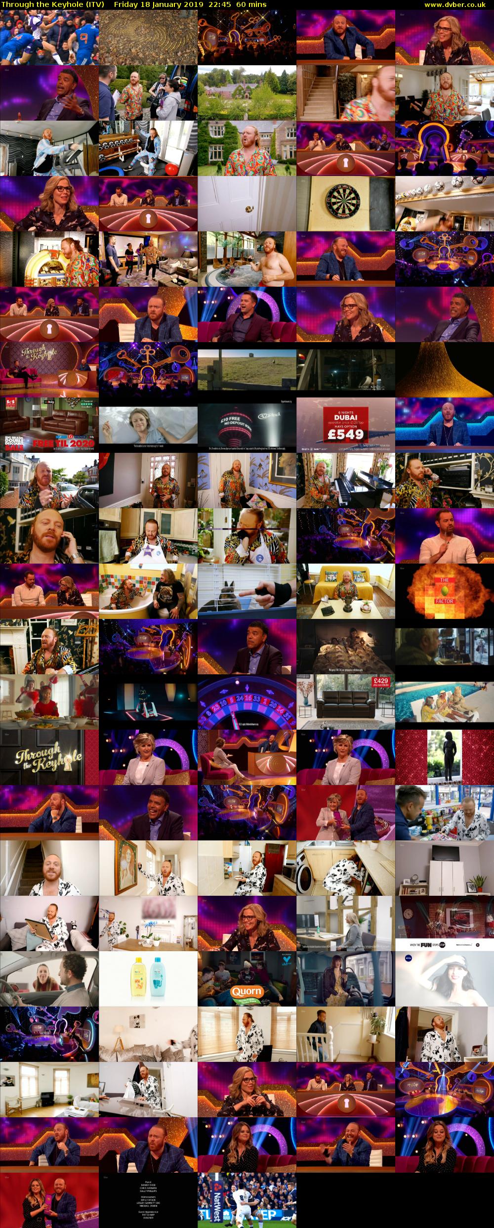 Through the Keyhole (ITV) Friday 18 January 2019 22:45 - 23:45