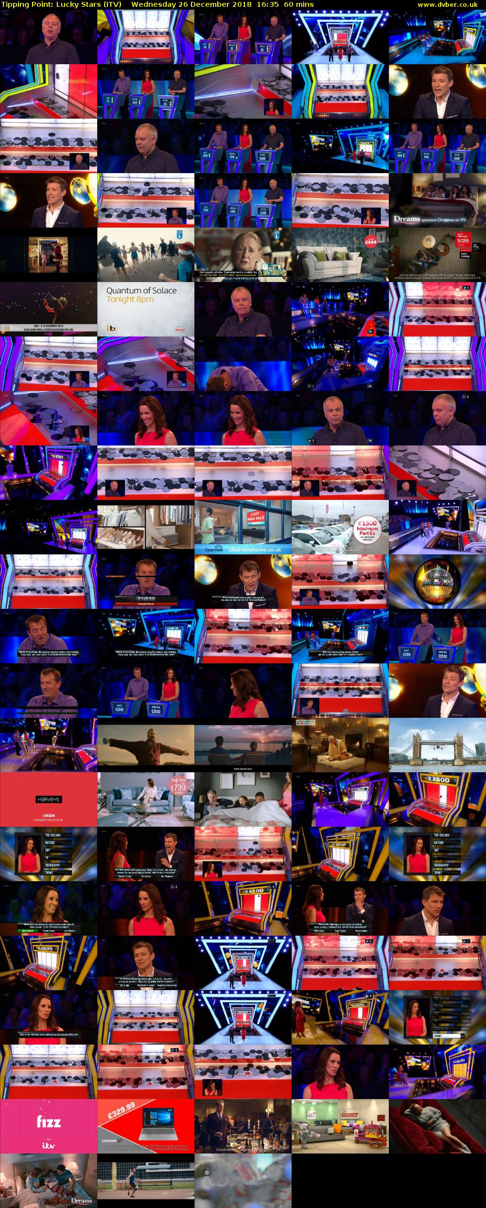 Tipping Point: Lucky Stars (ITV) Wednesday 26 December 2018 16:35 - 17:35