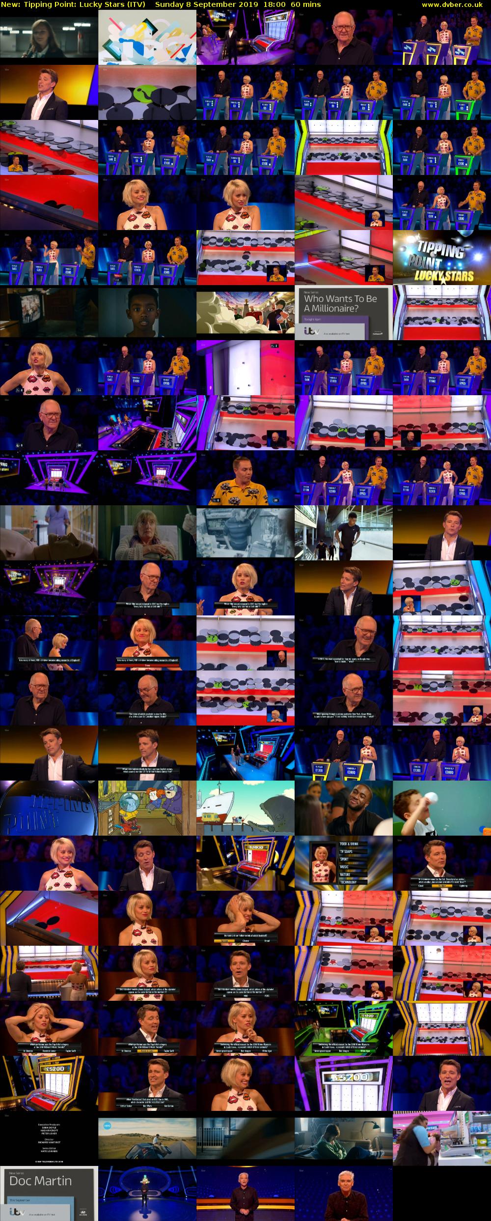 Tipping Point: Lucky Stars (ITV) Sunday 8 September 2019 18:00 - 19:00