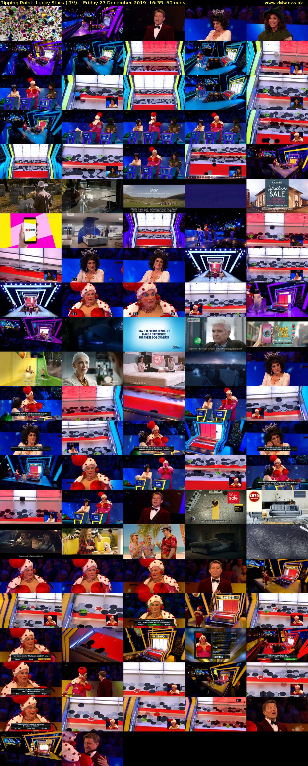 Tipping Point: Lucky Stars (ITV) Friday 27 December 2019 16:35 - 17:35