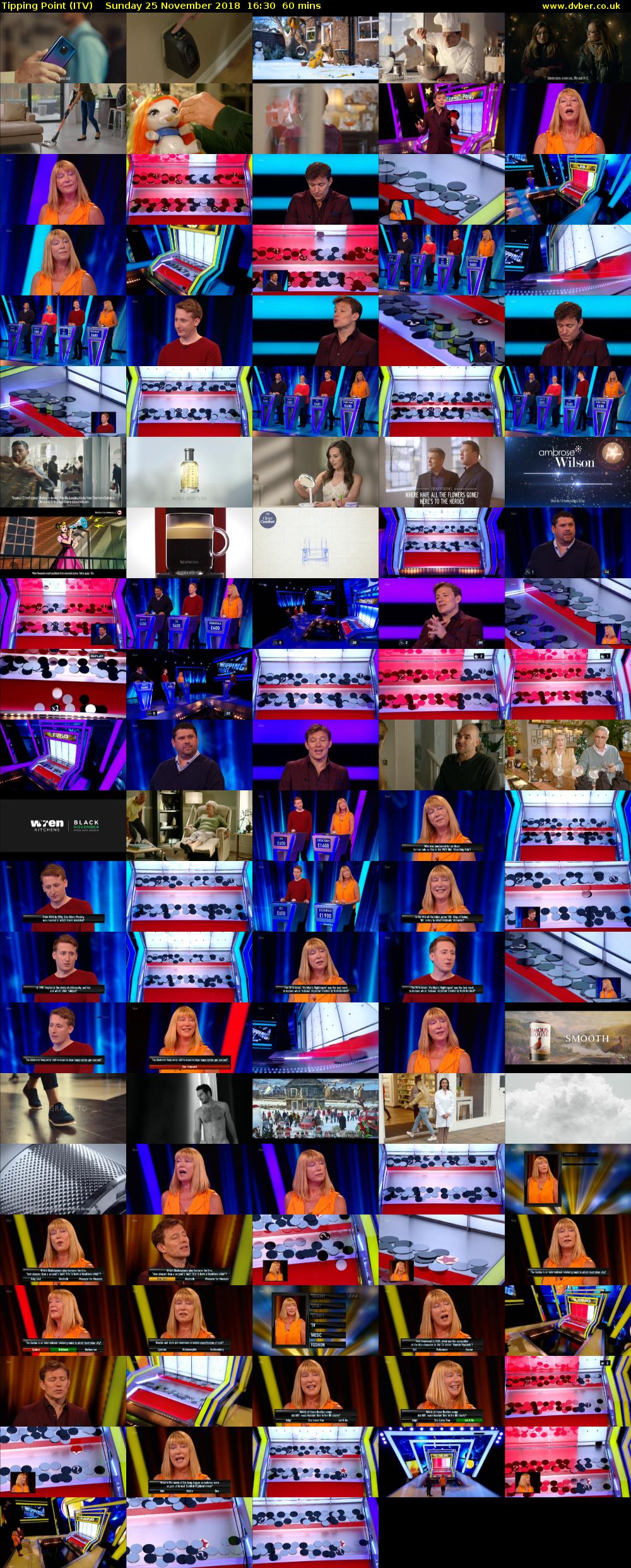 Tipping Point (ITV) Sunday 25 November 2018 16:30 - 17:30