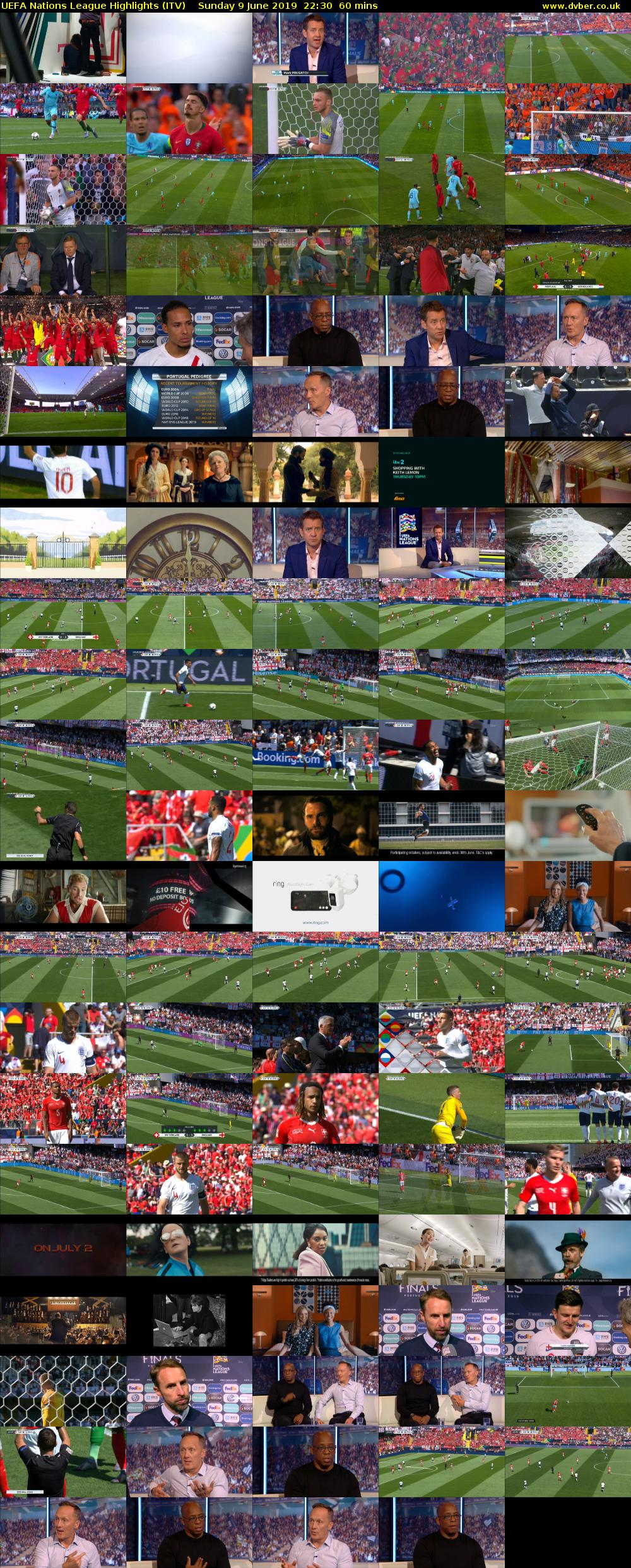 UEFA Nations League Highlights (ITV) Sunday 9 June 2019 22:30 - 23:30