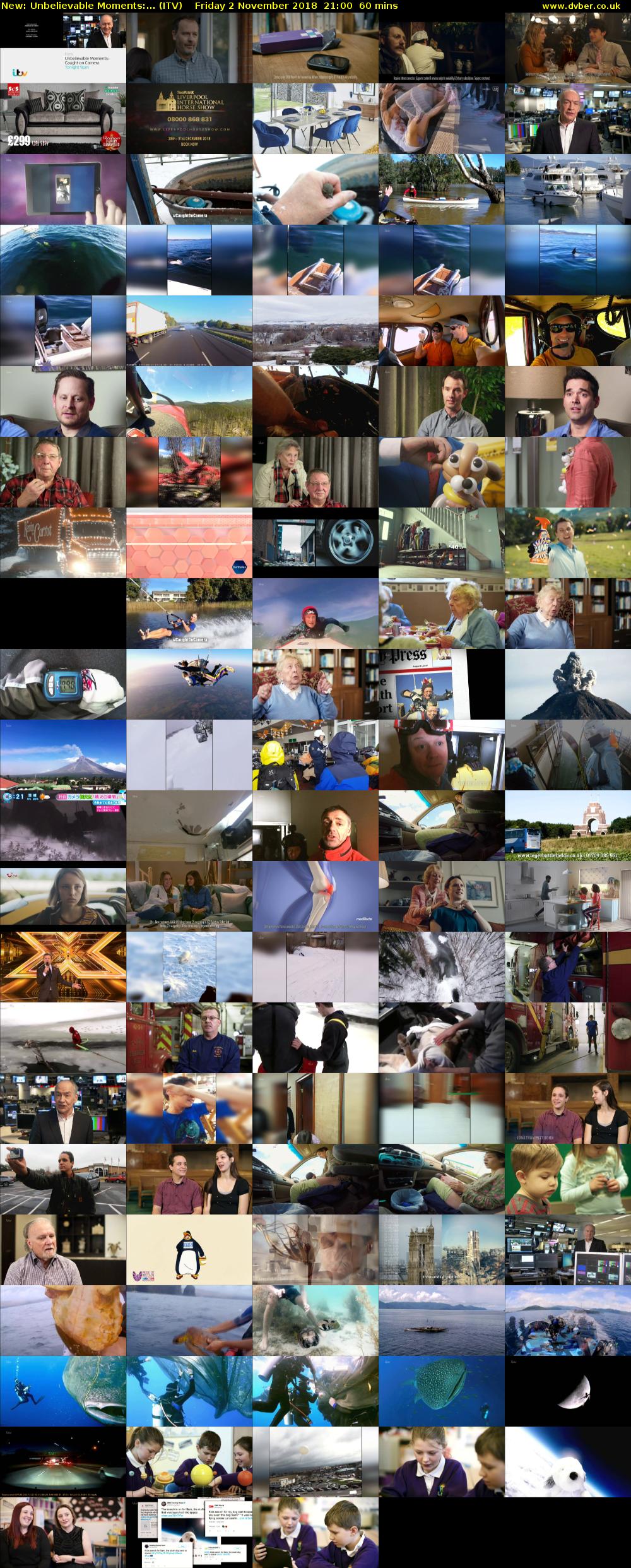 Unbelievable Moments:... (ITV) Friday 2 November 2018 21:00 - 22:00