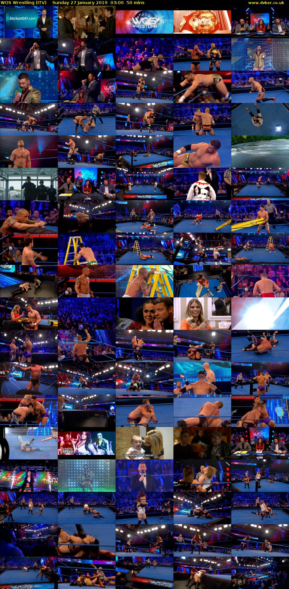 WOS Wrestling (ITV) Sunday 27 January 2019 03:00 - 03:50