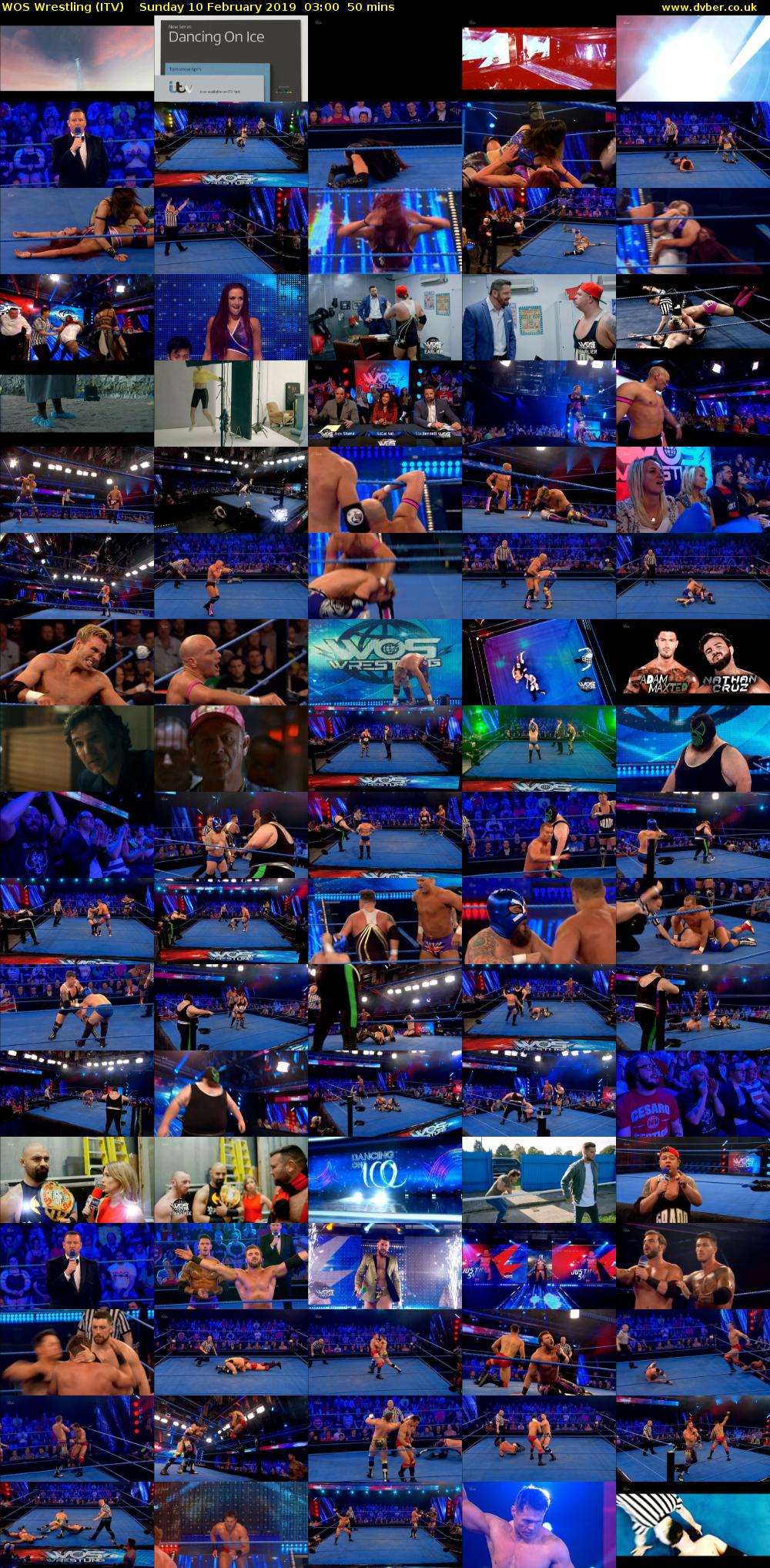 WOS Wrestling (ITV) Sunday 10 February 2019 03:00 - 03:50