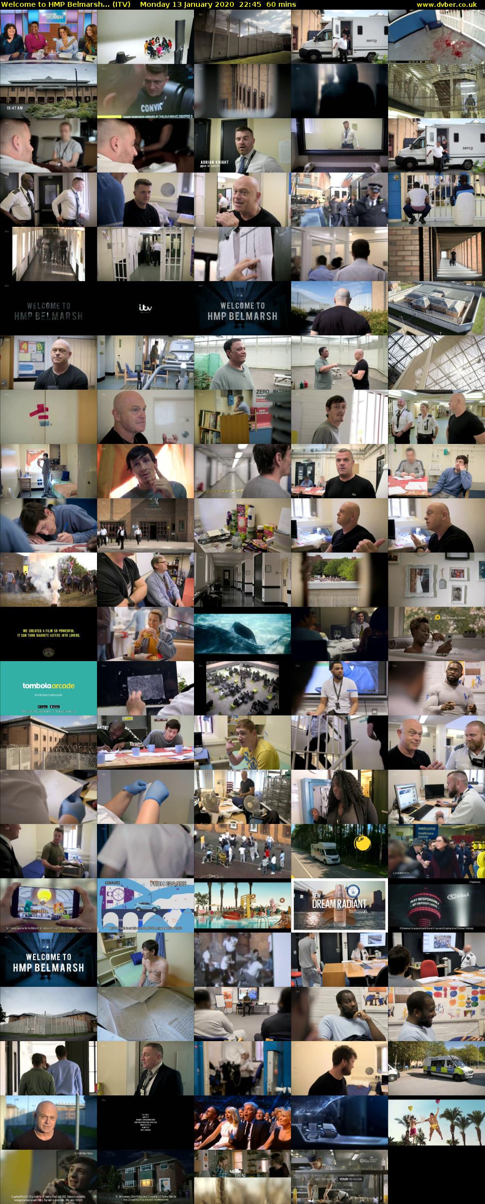Welcome to HMP Belmarsh... (ITV) Monday 13 January 2020 22:45 - 23:45