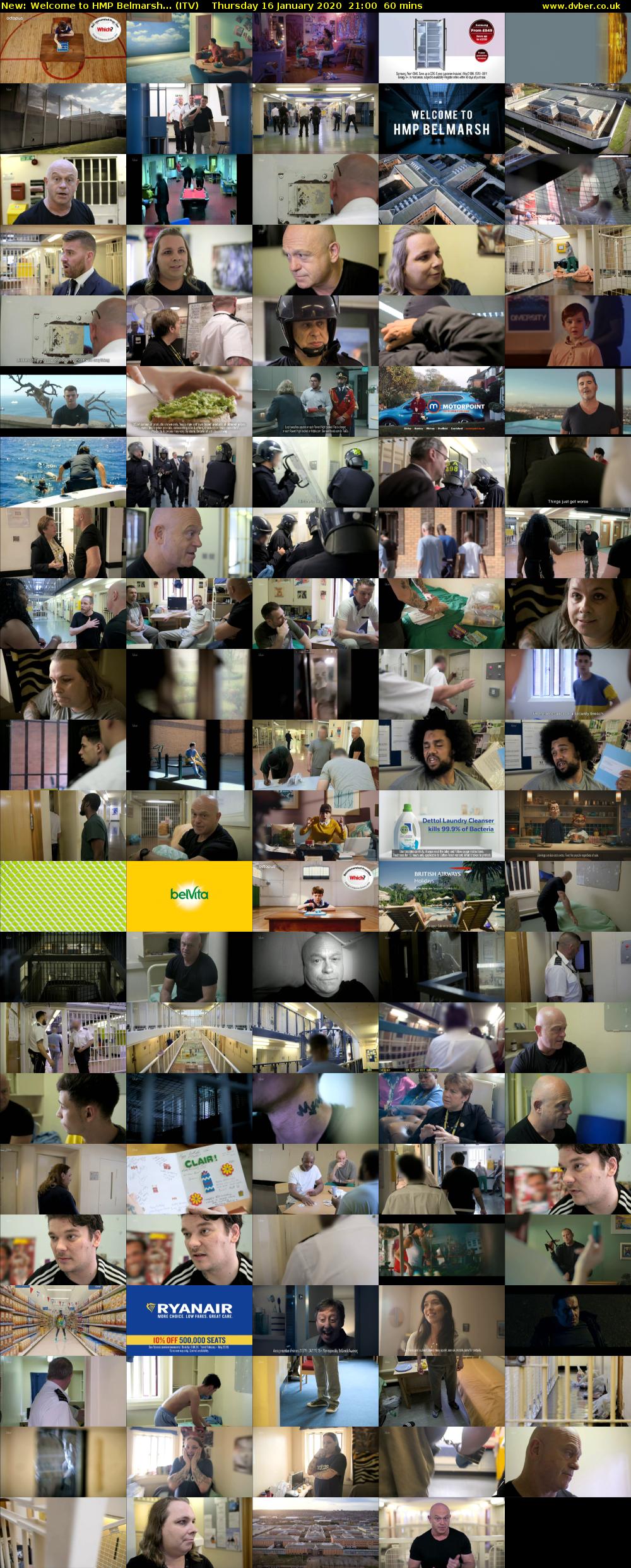 Welcome to HMP Belmarsh... (ITV) Thursday 16 January 2020 21:00 - 22:00