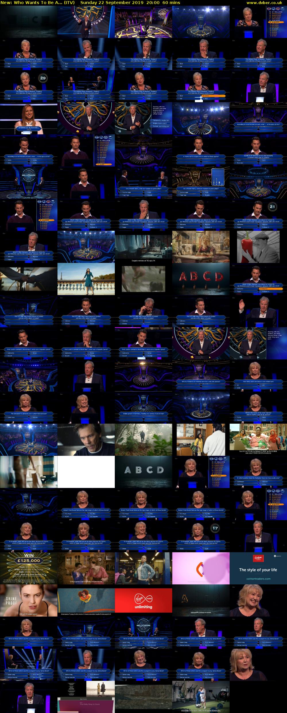 Who Wants To Be A... (ITV) Sunday 22 September 2019 20:00 - 21:00