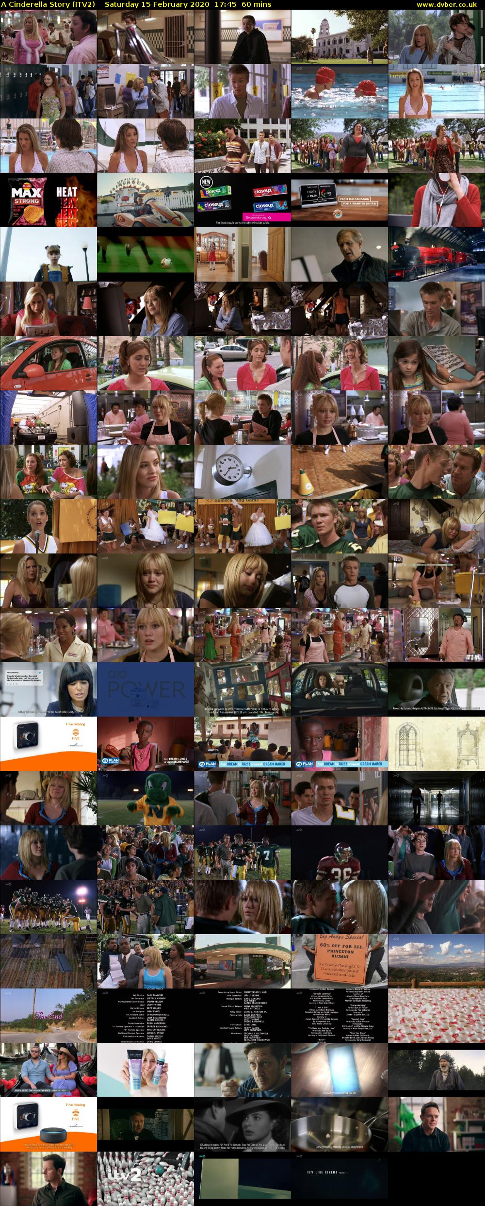 A Cinderella Story (ITV2) Saturday 15 February 2020 17:45 - 18:45