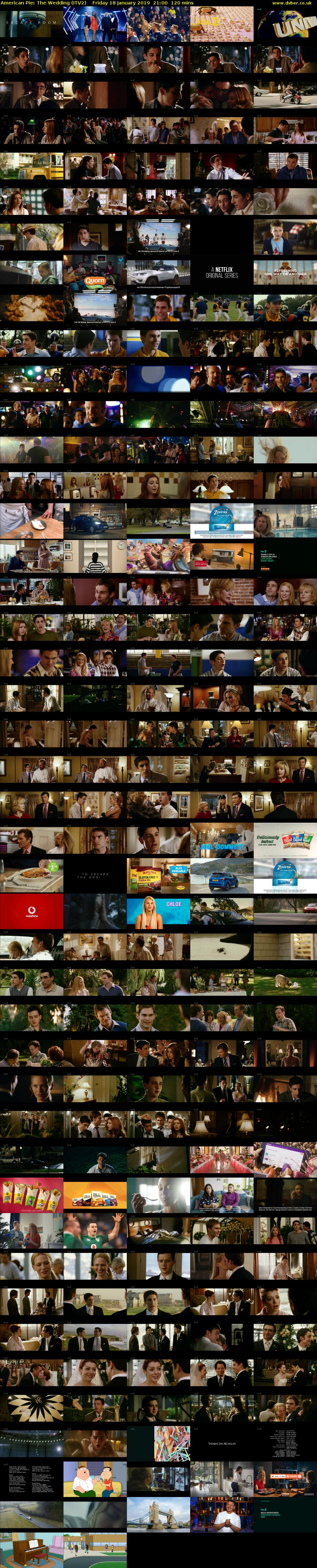 American Pie: The Wedding (ITV2) Friday 18 January 2019 21:00 - 23:00