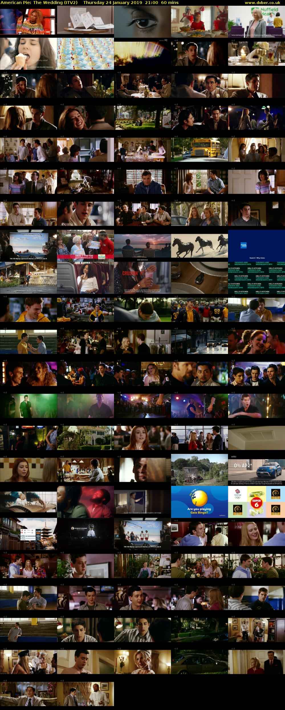 American Pie: The Wedding (ITV2) Thursday 24 January 2019 21:00 - 22:00