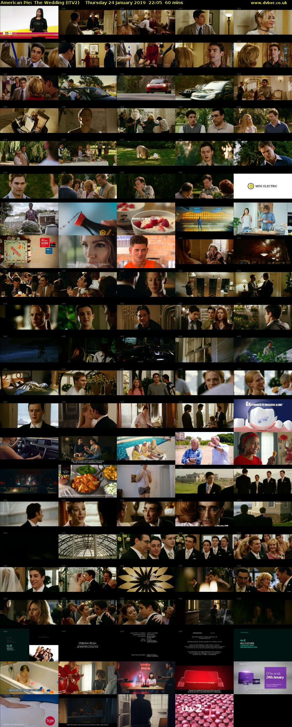 American Pie: The Wedding (ITV2) Thursday 24 January 2019 22:05 - 23:05