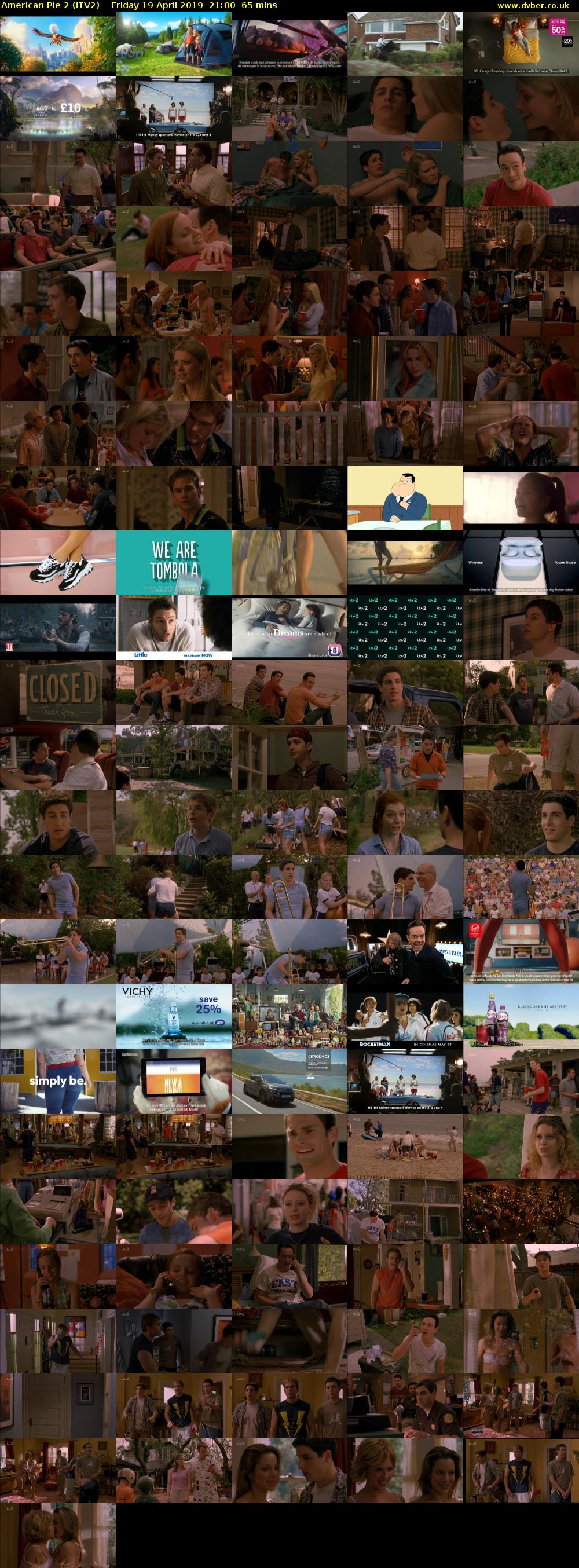 American Pie 2 (ITV2) Friday 19 April 2019 21:00 - 22:05