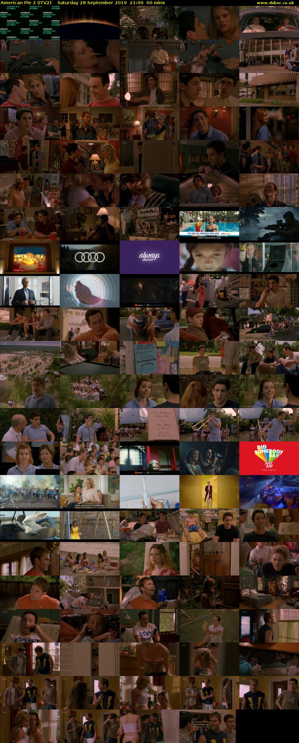 American Pie 2 (ITV2) Saturday 28 September 2019 21:00 - 22:00