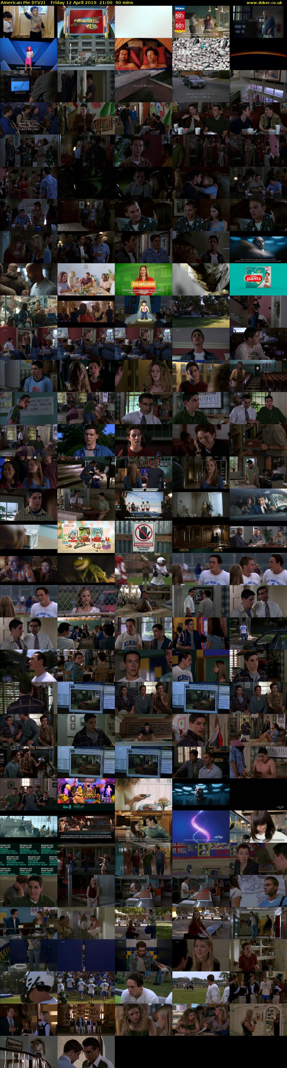 American Pie (ITV2) Friday 12 April 2019 21:00 - 22:30