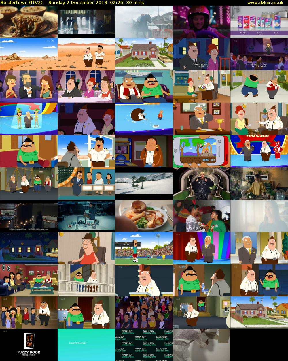 Bordertown (ITV2) Sunday 2 December 2018 02:25 - 02:55