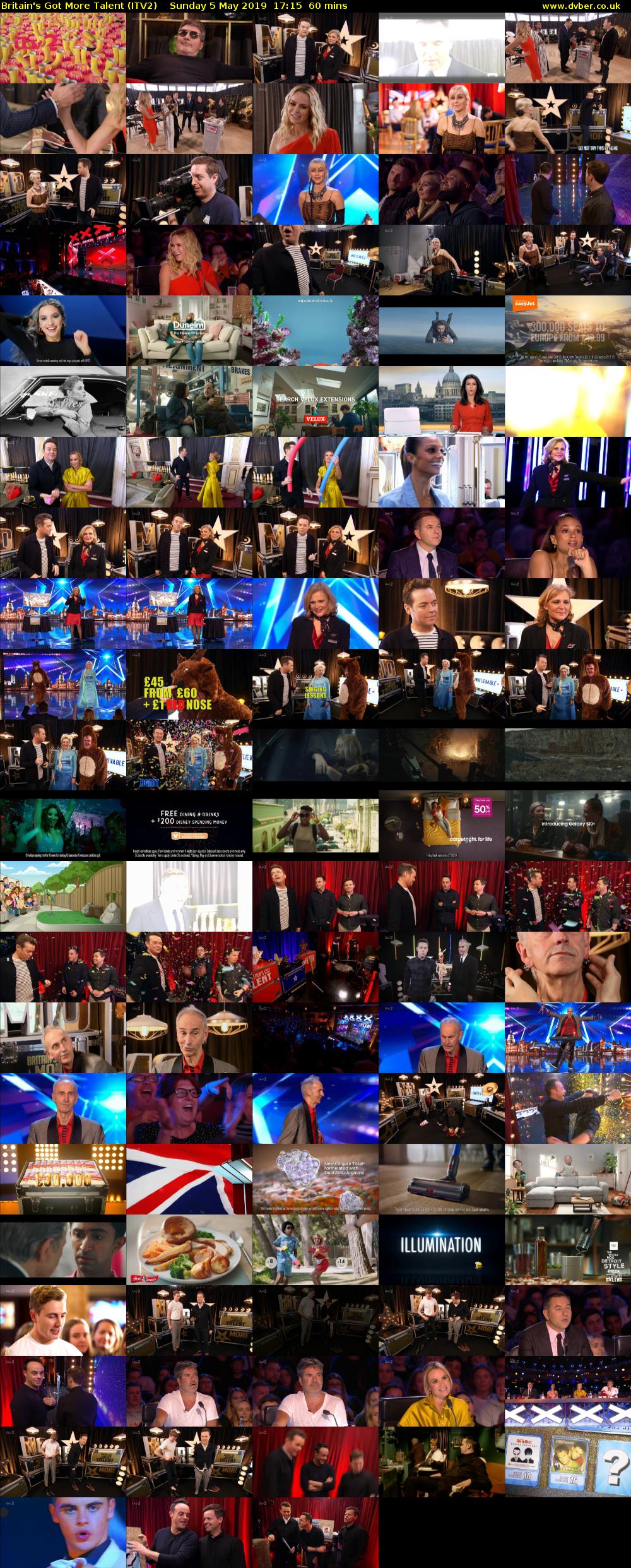 Britain's Got More Talent (ITV2) Sunday 5 May 2019 17:15 - 18:15