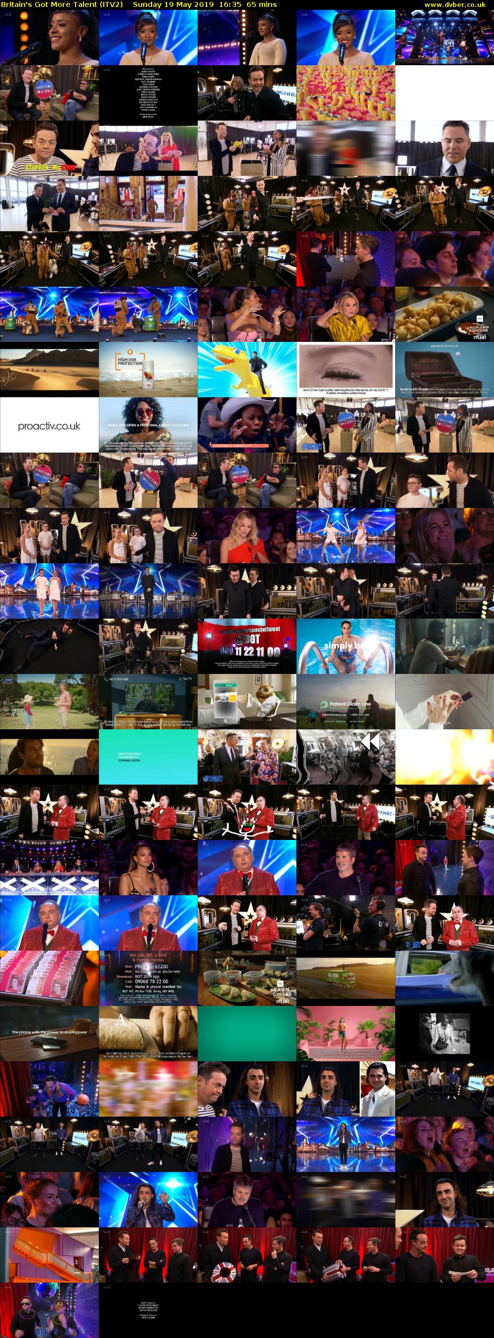 Britain's Got More Talent (ITV2) Sunday 19 May 2019 16:35 - 17:40