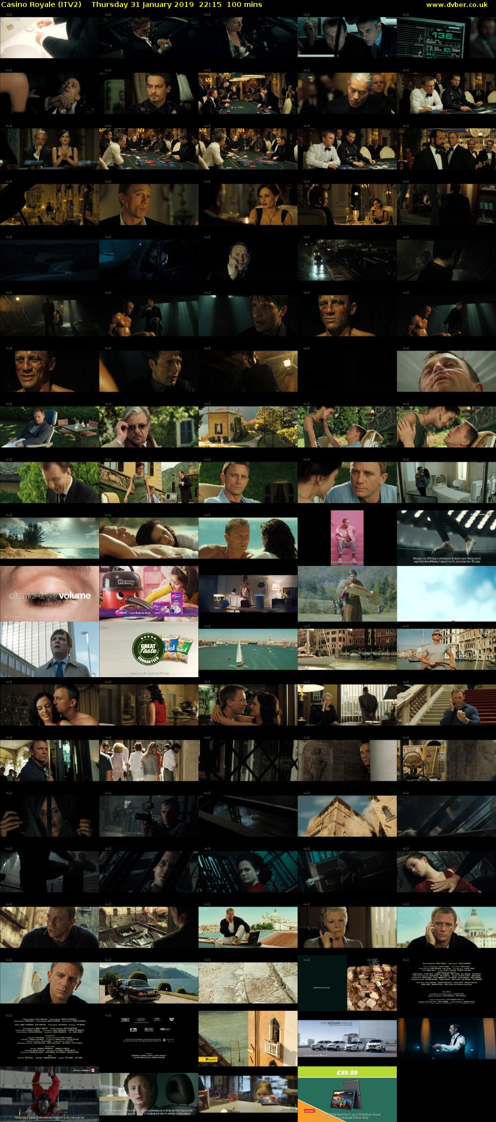 Casino Royale (ITV2) Thursday 31 January 2019 22:15 - 23:55