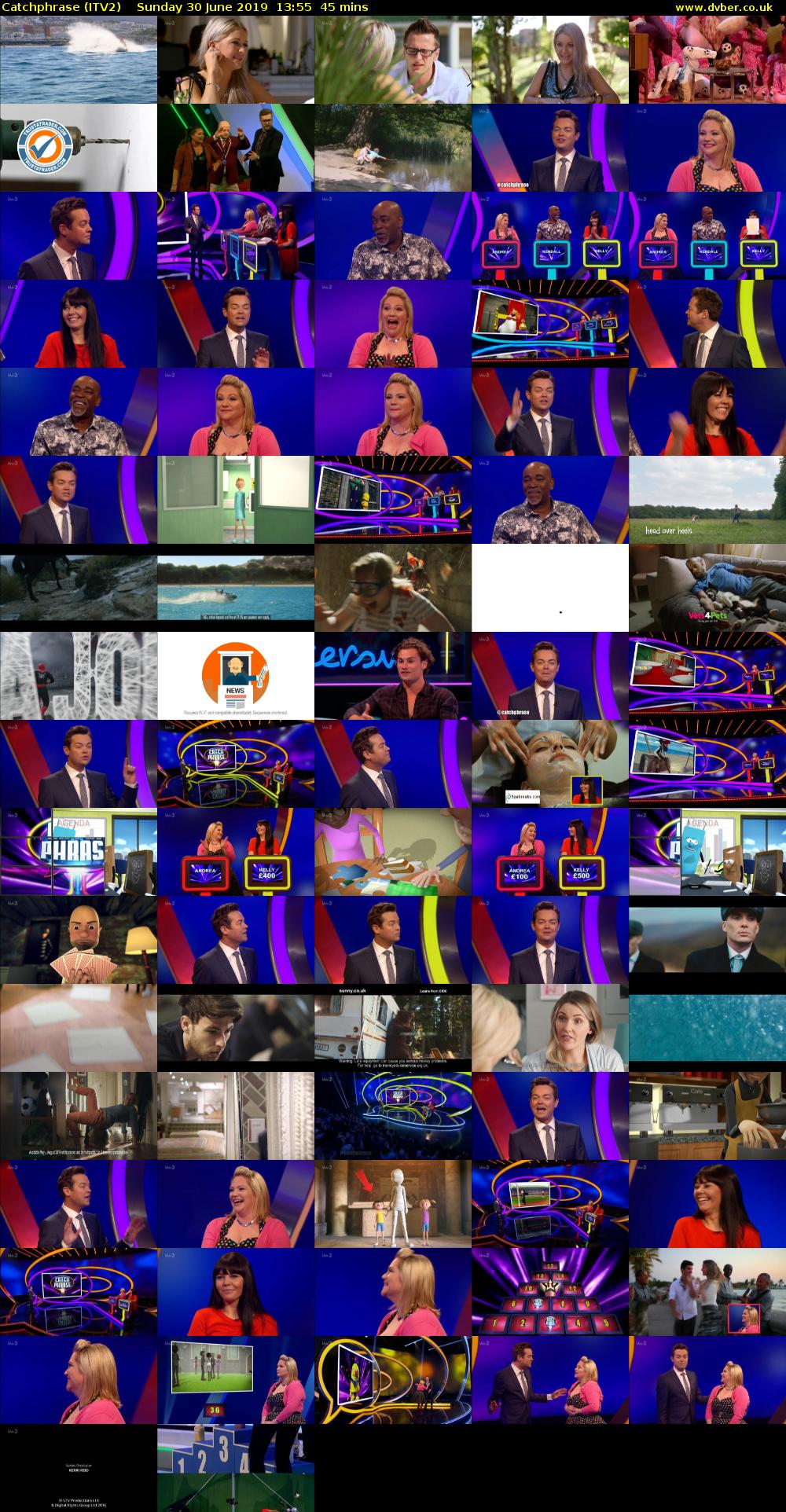Catchphrase (ITV2) Sunday 30 June 2019 13:55 - 14:40