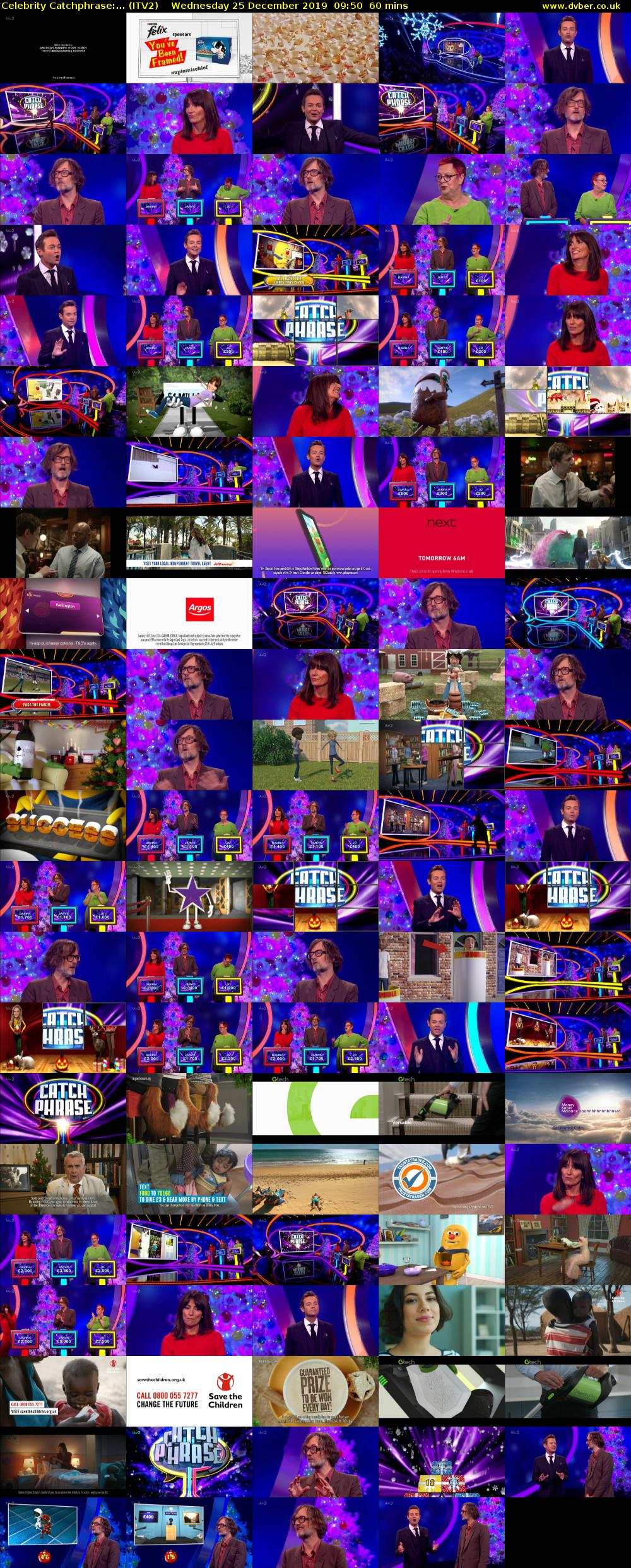 Celebrity Catchphrase:... (ITV2) Wednesday 25 December 2019 09:50 - 10:50