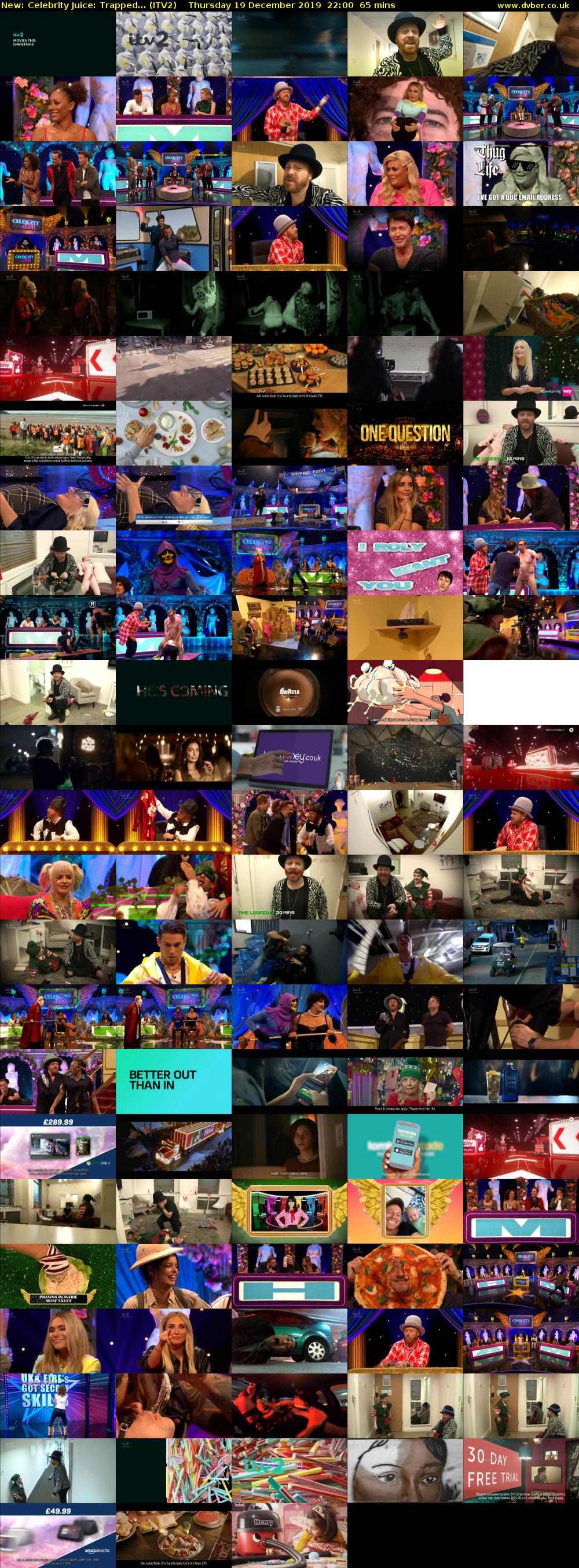 Celebrity Juice: Trapped... (ITV2) Thursday 19 December 2019 22:00 - 23:05