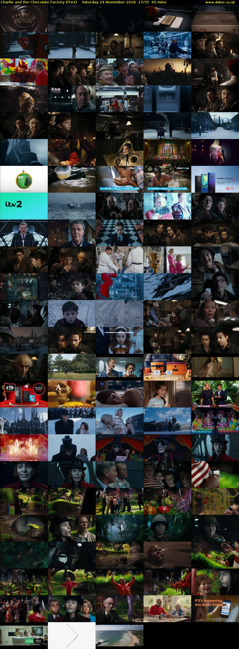 Charlie and the Chocolate Factory (ITV2) Saturday 24 November 2018 17:55 - 19:00