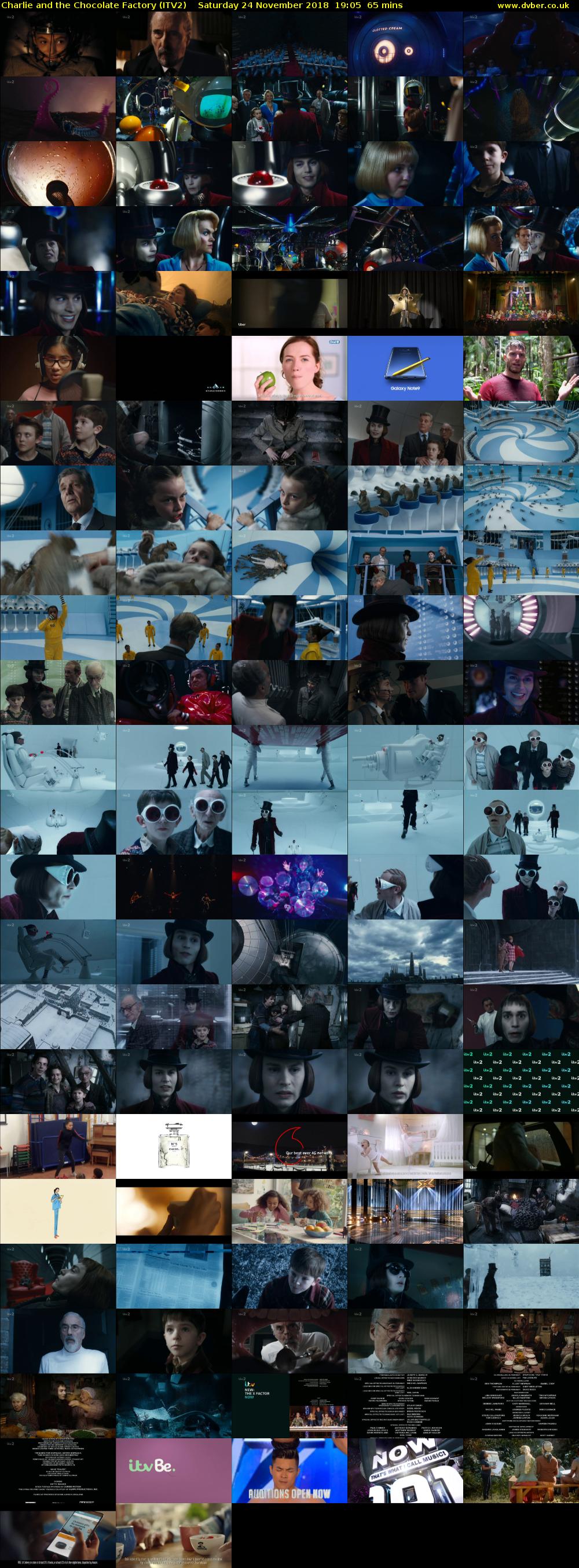 Charlie and the Chocolate Factory (ITV2) Saturday 24 November 2018 19:05 - 20:10