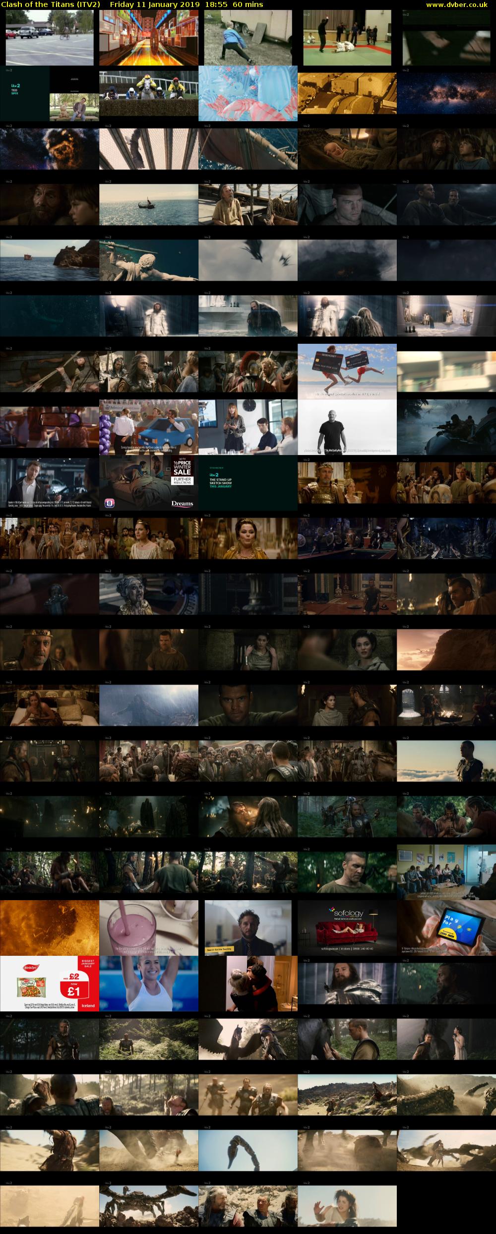 Clash of the Titans (ITV2) Friday 11 January 2019 18:55 - 19:55