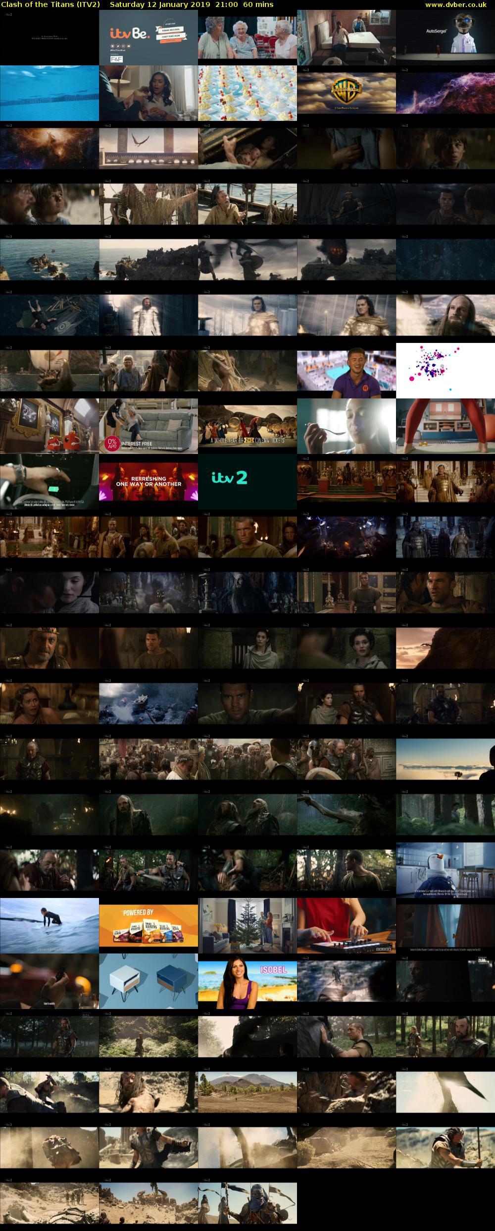 Clash of the Titans (ITV2) Saturday 12 January 2019 21:00 - 22:00