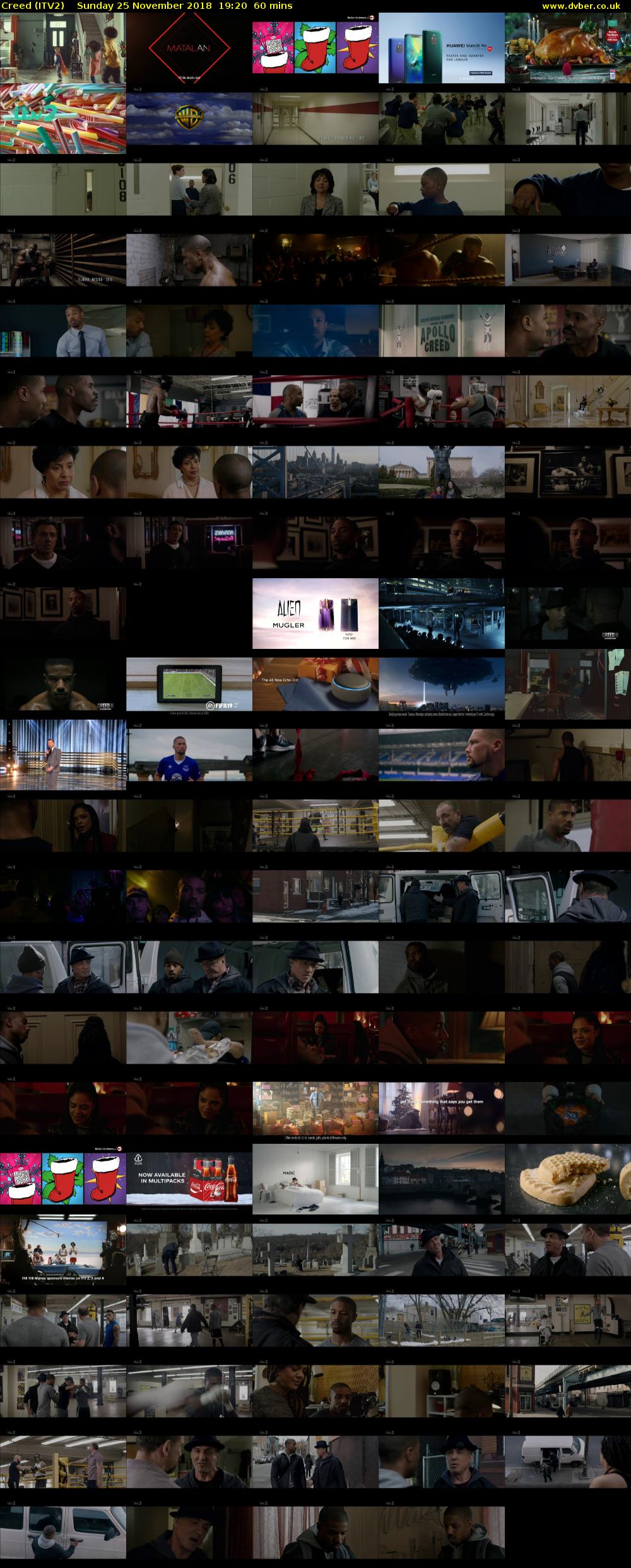 Creed (ITV2) Sunday 25 November 2018 19:20 - 20:20