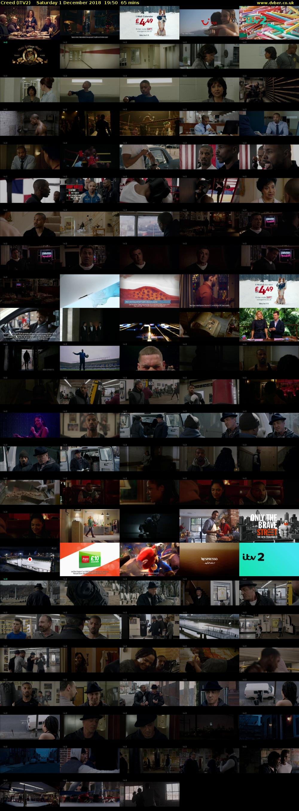 Creed (ITV2) Saturday 1 December 2018 19:50 - 20:55