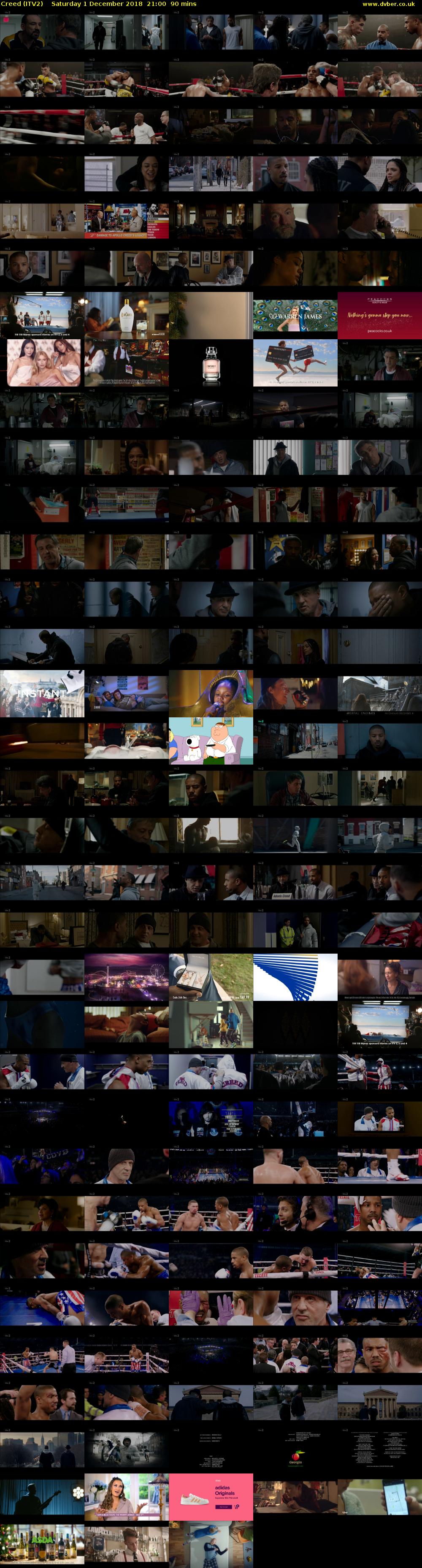Creed (ITV2) Saturday 1 December 2018 21:00 - 22:30